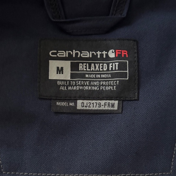 Men's Carhartt Navy Jacket - Picture 4 of 4